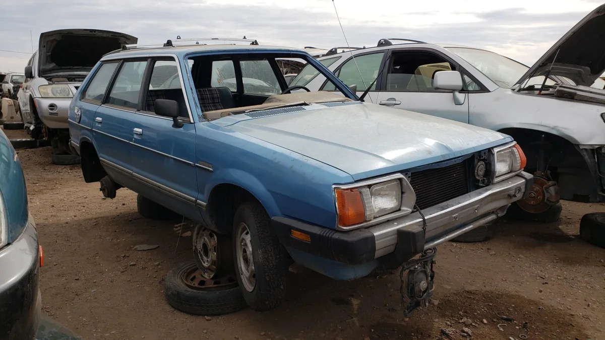 32 - 1981 Subaru Wagon in Colorado junkyard - Photo by Murilee Martin