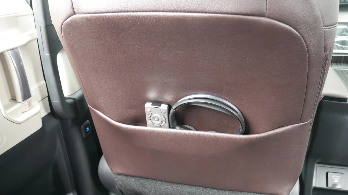 2021 Toyota Sienna interior storage seatback pockets
