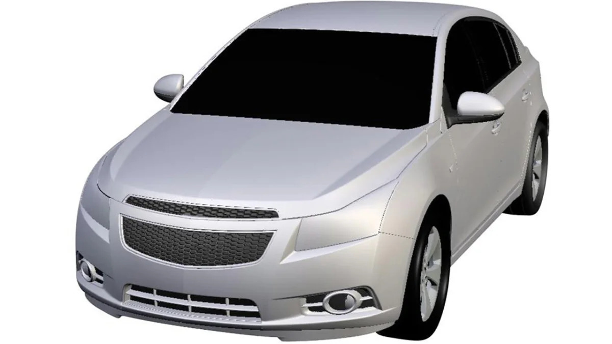 Chevrolet Cruze Hatchback design renderings