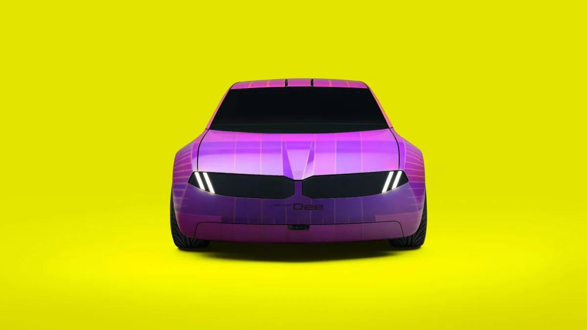 BMW i Vision Dee purple front