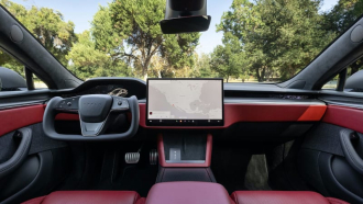 DONHEK 2 Stücke Autositz Lückenfüller für Tesla Model S 2016-2023