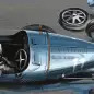Louis Chiron  Bugatti pit stop illustration