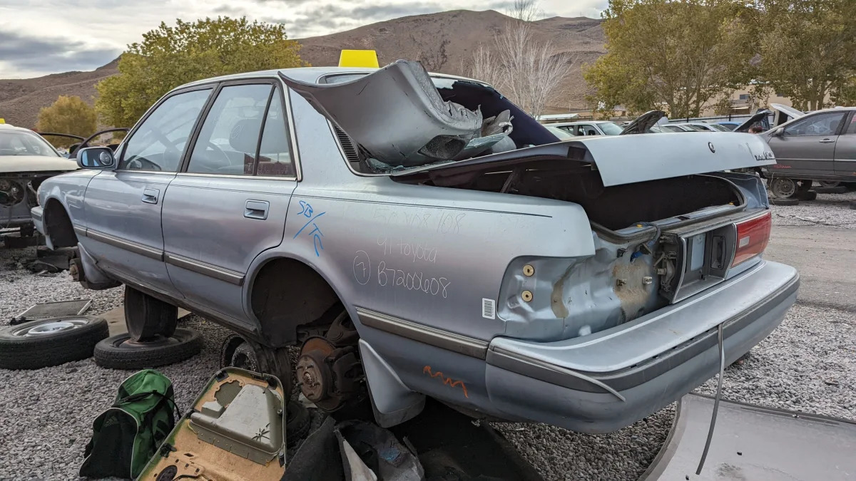 38 - 1991 Toyota Cressida in Nevada junkyard - photo by Murilee Martin
