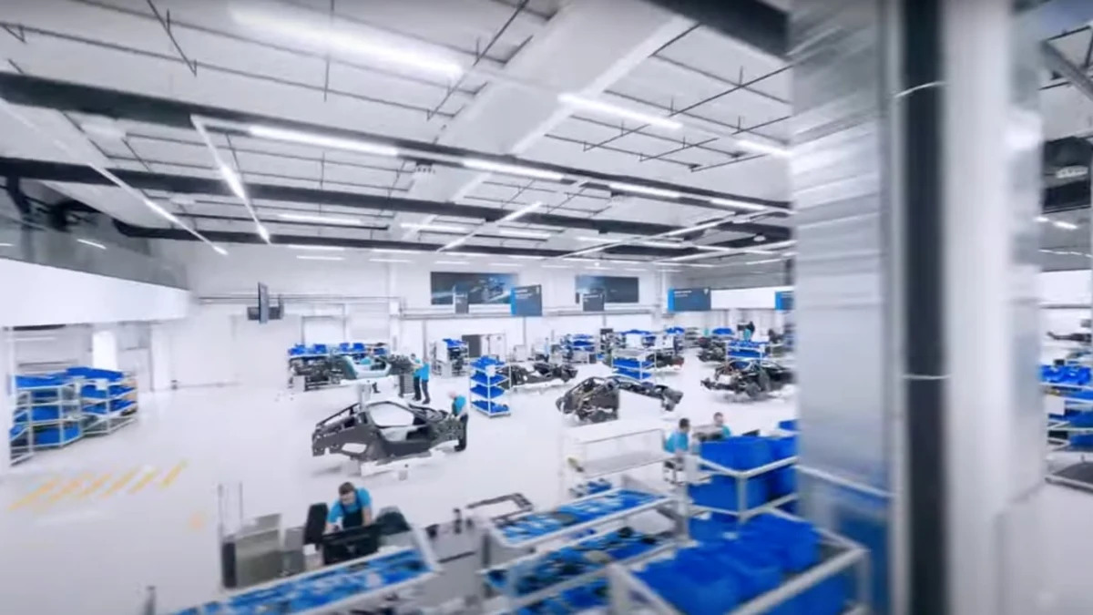 Ride along with Rimac on a flying drone tour of its factory and offices