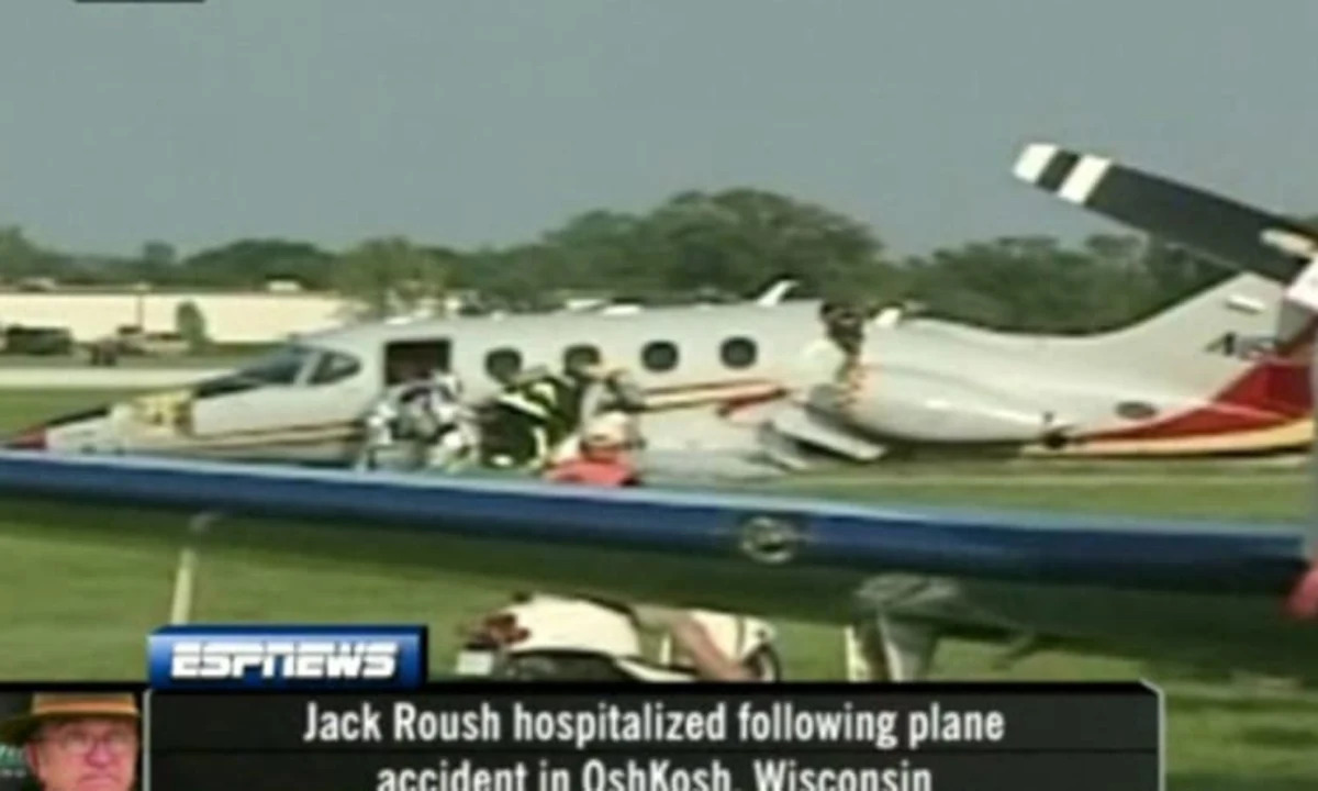 Report Jack Roush in serious but stable condition after (second) plane crash w/ video