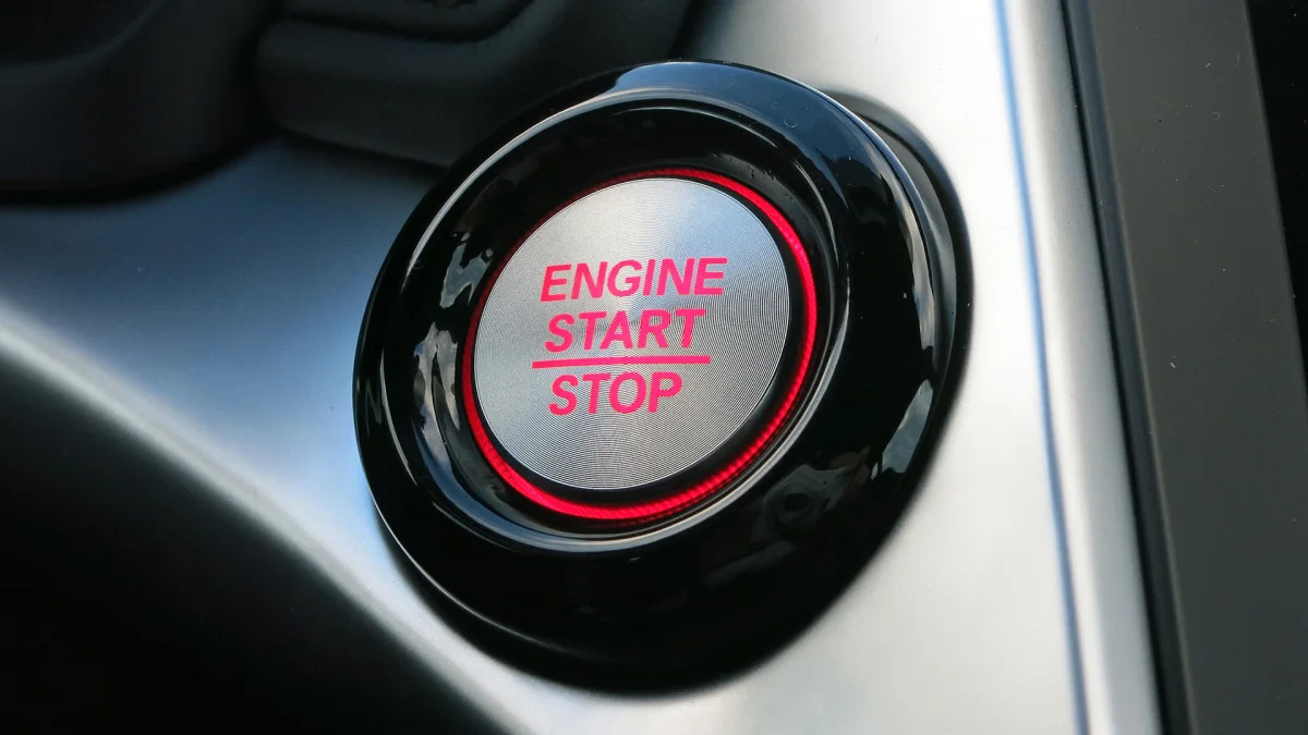 2017 Acura NSX start button