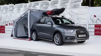 Audi Q3 with Camping Tent