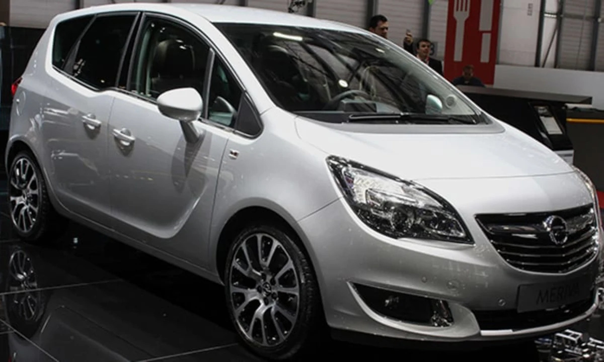 Opel Meriva gets refreshed with more chrome and new diesel - Autoblog