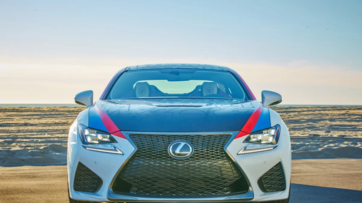 Lexus RC F Clippers Edition front