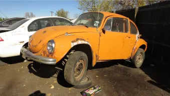 Junked 1973 Volkswagen Super Beetle