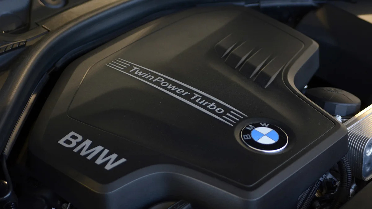 2012 BMW 228i XDrive engine detail