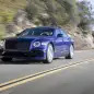 2022 Bentley Flying Spur Hybrid action front three quarter low