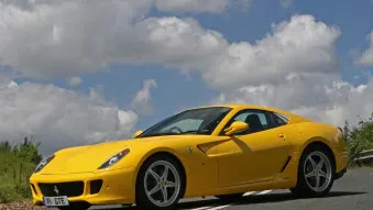 Ferrari 599 HGTE in yellow
