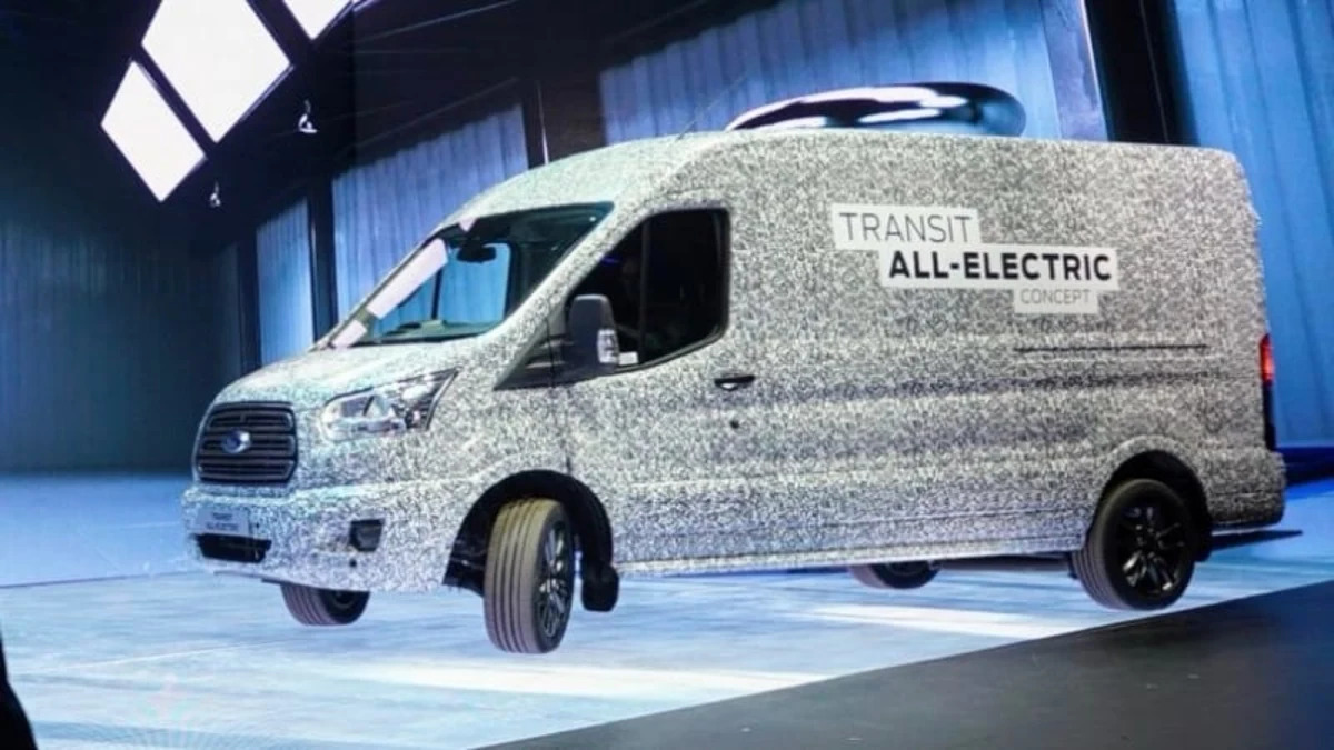 Ford announces all-electric Transit, plug-in hybrid midsize vans for Europe