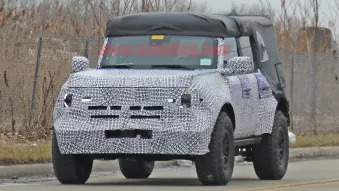 2021 Ford Bronco with off-road tires spied