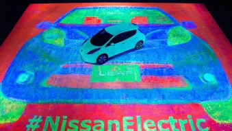 Nissan Leaf's glow-in-the-dark painting