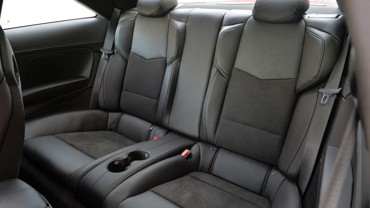 2016 Cadillac ATS-V rear seats