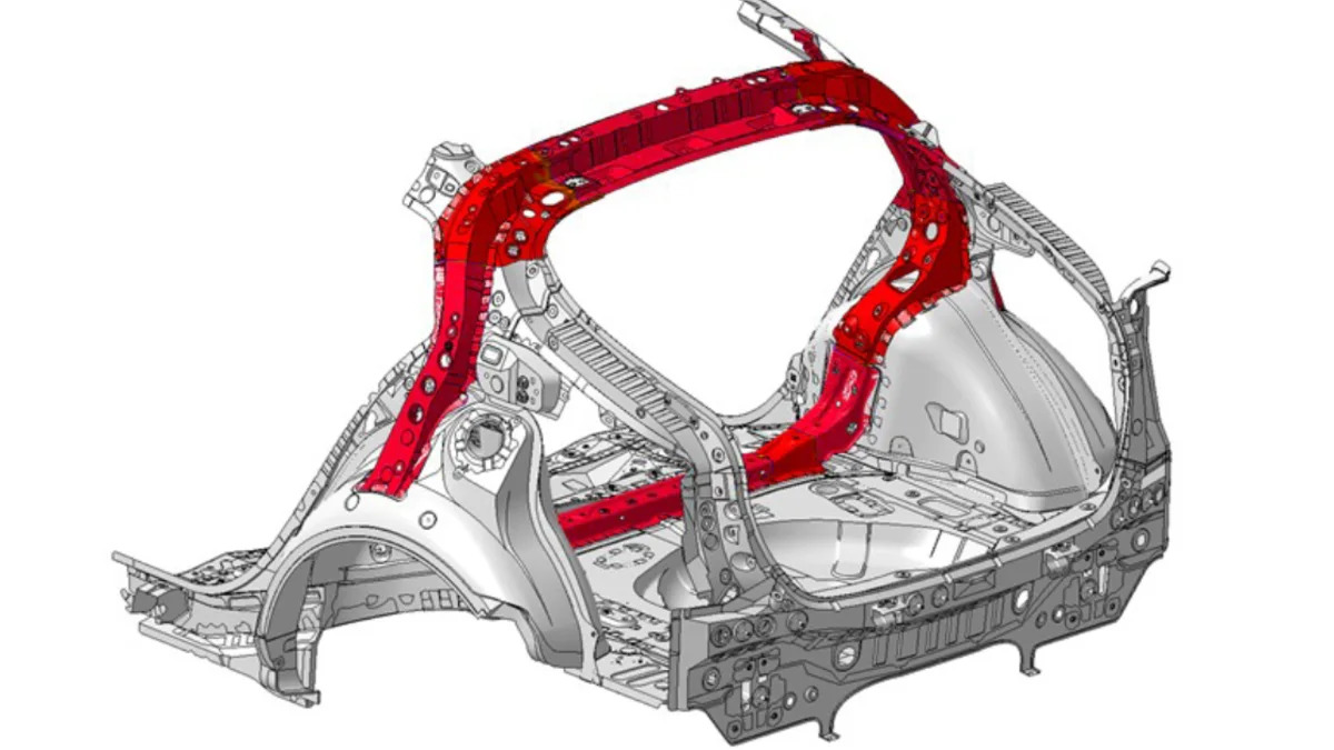 2016 Toyota Prius body structure