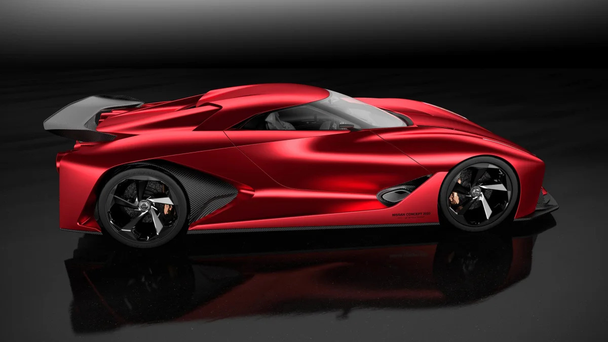 Nissan Concept 2020 Vision Gran Turismo red profile