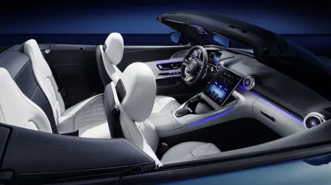 <h6><u>Mercedes says lush new AMG SL-Class interior has Gullwing-era cues</u></h6>