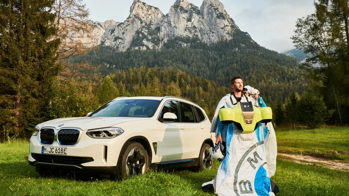 BMW electrified wingsuit