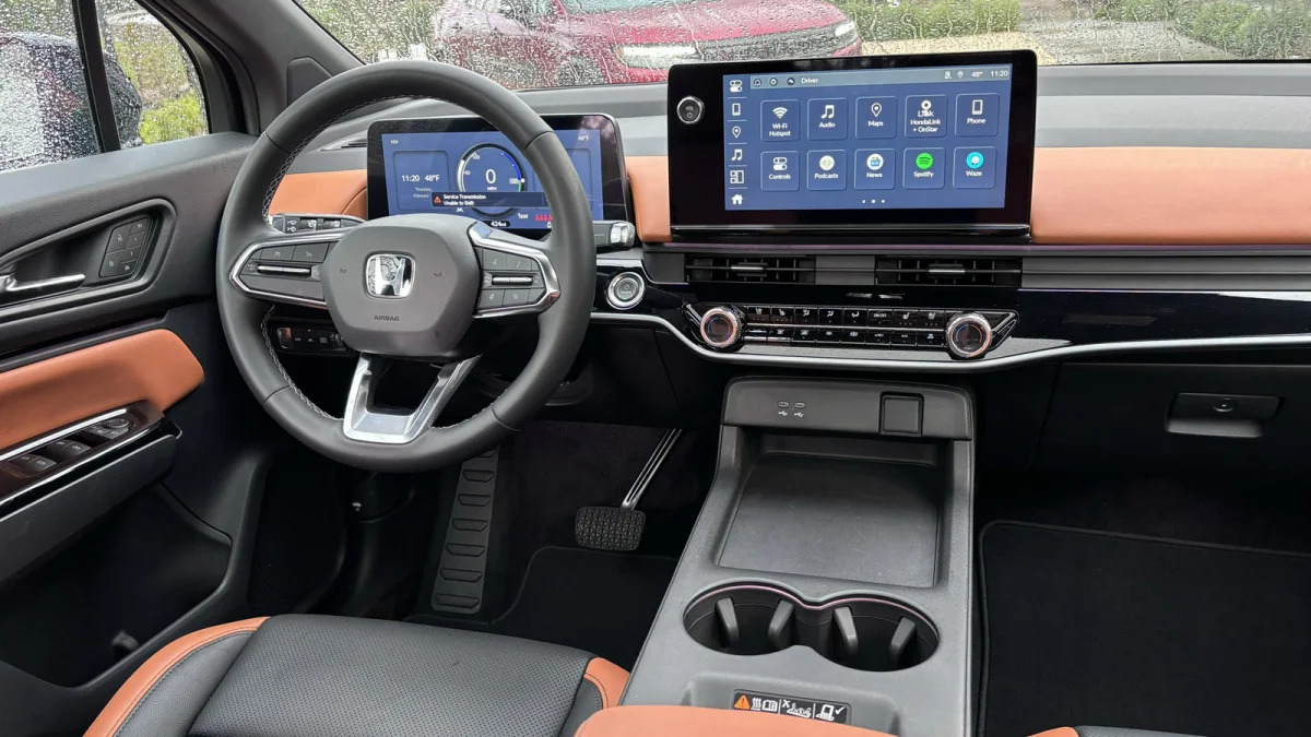 2025 Honda Prologue Elite interior from back seat