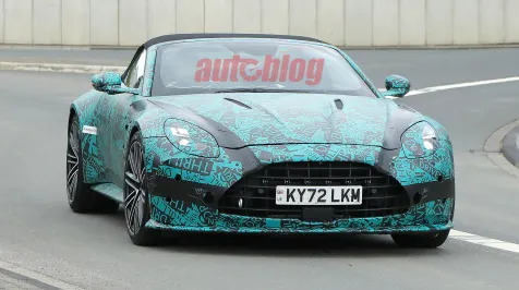<h6><u>Aston Martin Vantage Volante spy photos</u></h6>