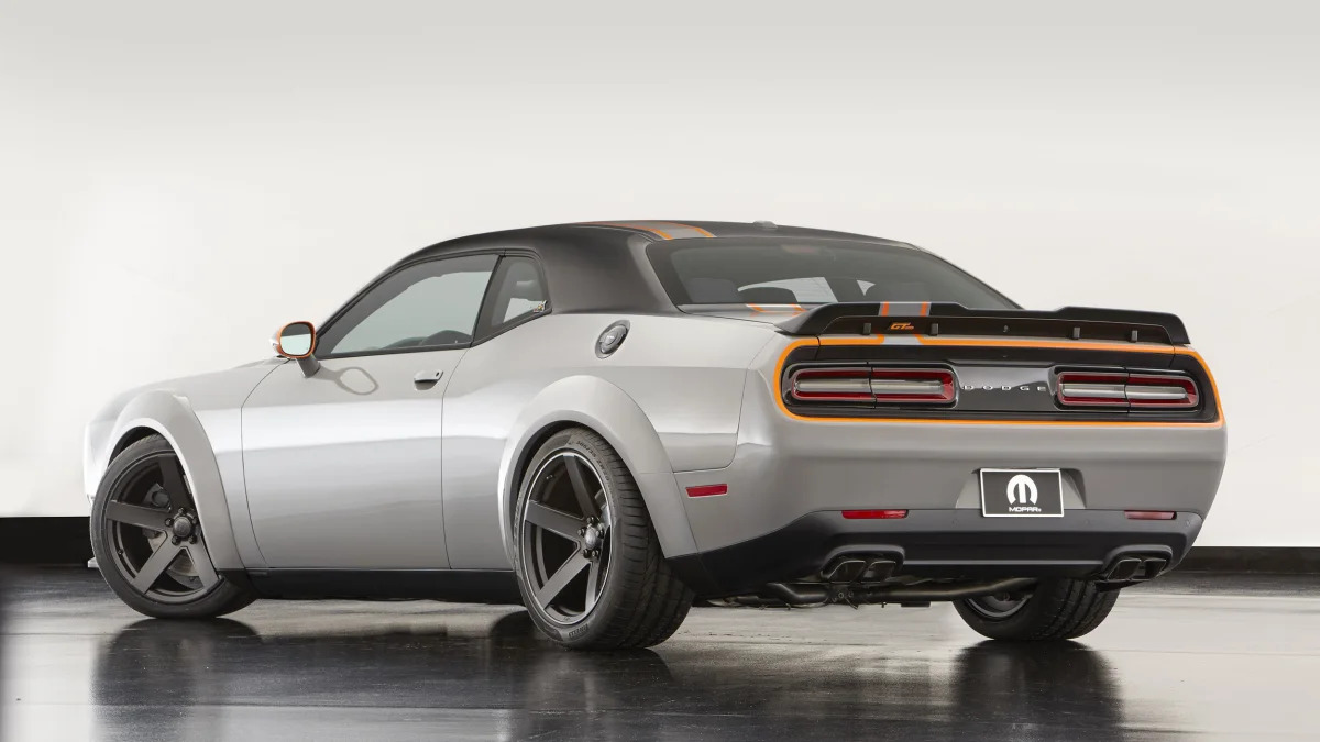 dodge challenger gt awd concept rear three quarters