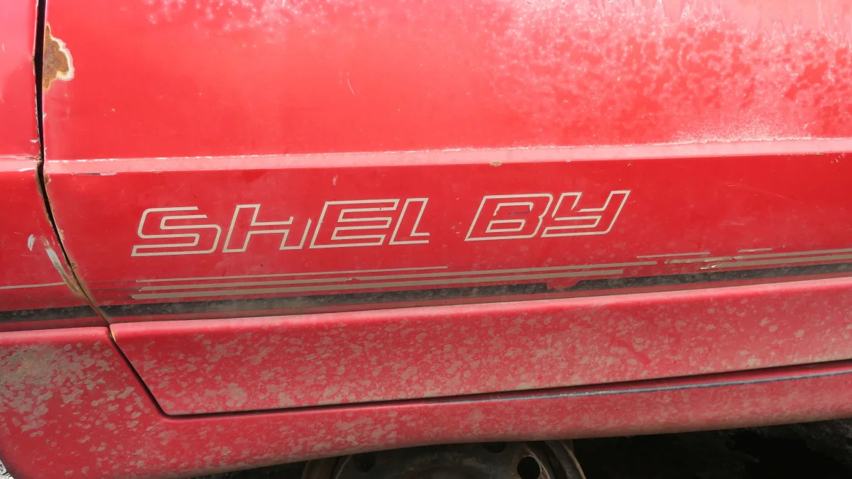 29 - 1990 Dodge Daytona Shelby in Colorado Junkyard - photo by Murilee Martin