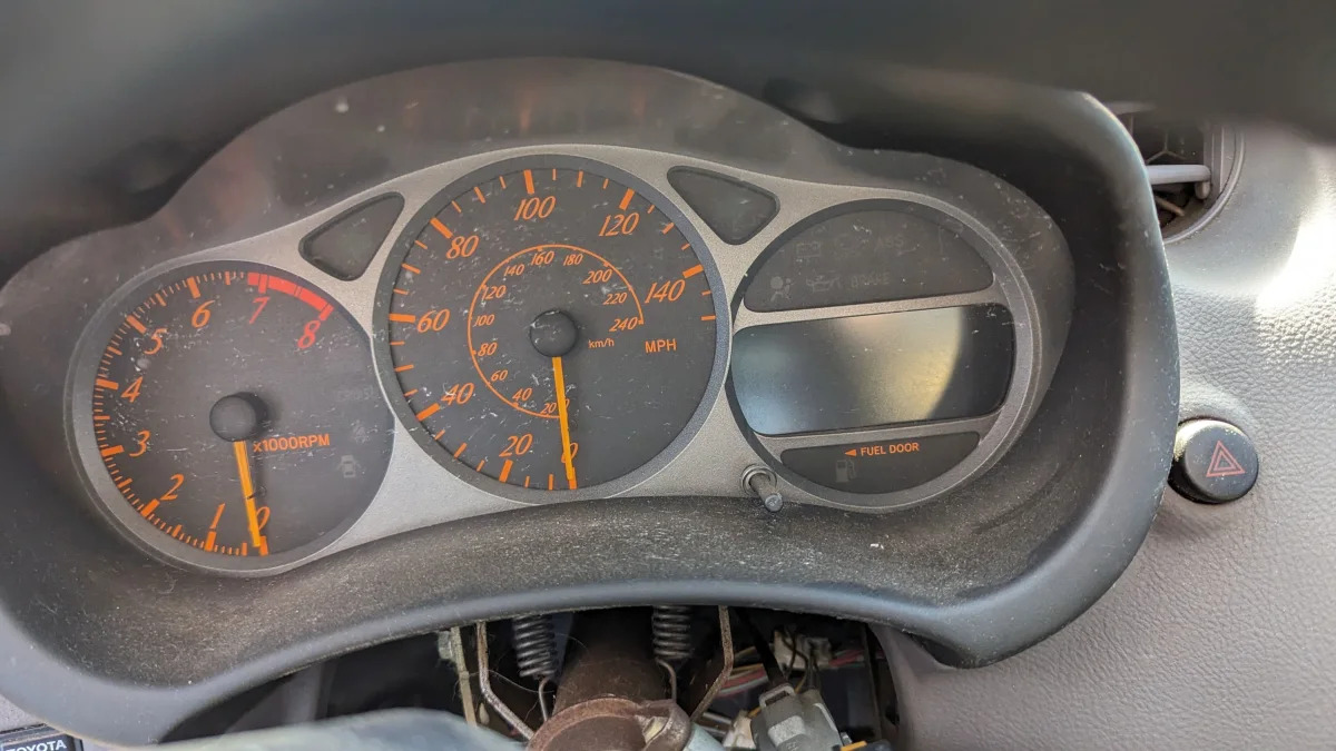 10 - 2000 Toyota Celica GT in Colorado junkyard - photo by Murilee Martin