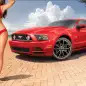 Dalena Henriques and Ford Mustang
