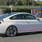 BMW M4 With Extreme Aero Spy Shots Side Rear Exterior