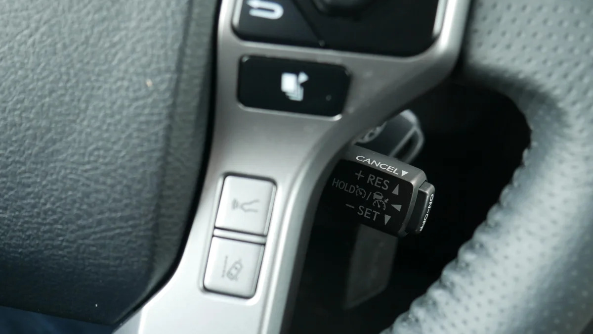 2021 Toyota 4Runner Trail Edition interior cruise controls