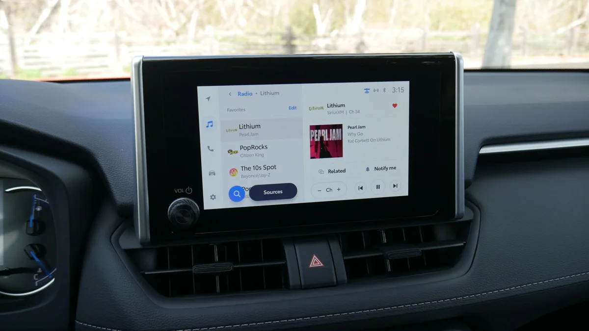 2023 Toyota RAV4 Woodland touchscreen radio