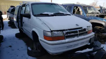 Junked 1992 Dodge Caravan with 5-Speed