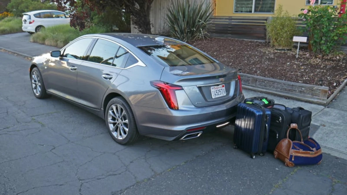 Cadillac CT5 Luggage Test | How big is the trunk?