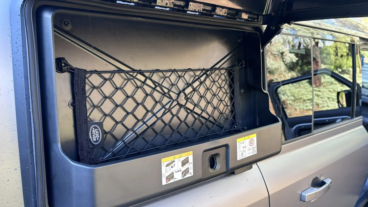 Land Rover Defender 130 Outbound cargo box open