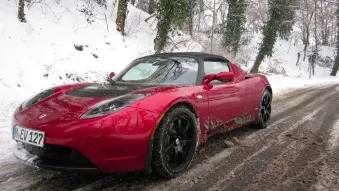 Tesla Roadster in Switzerland