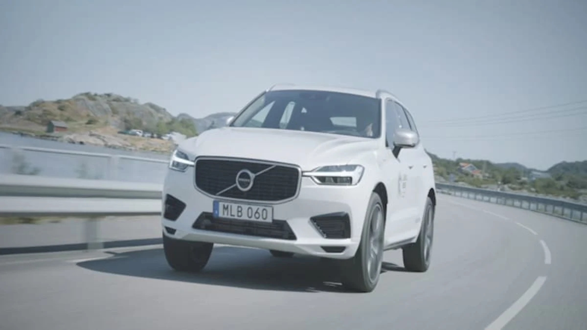 Volvo's XC60 T8 hybrid SUV is made with recycled plastic