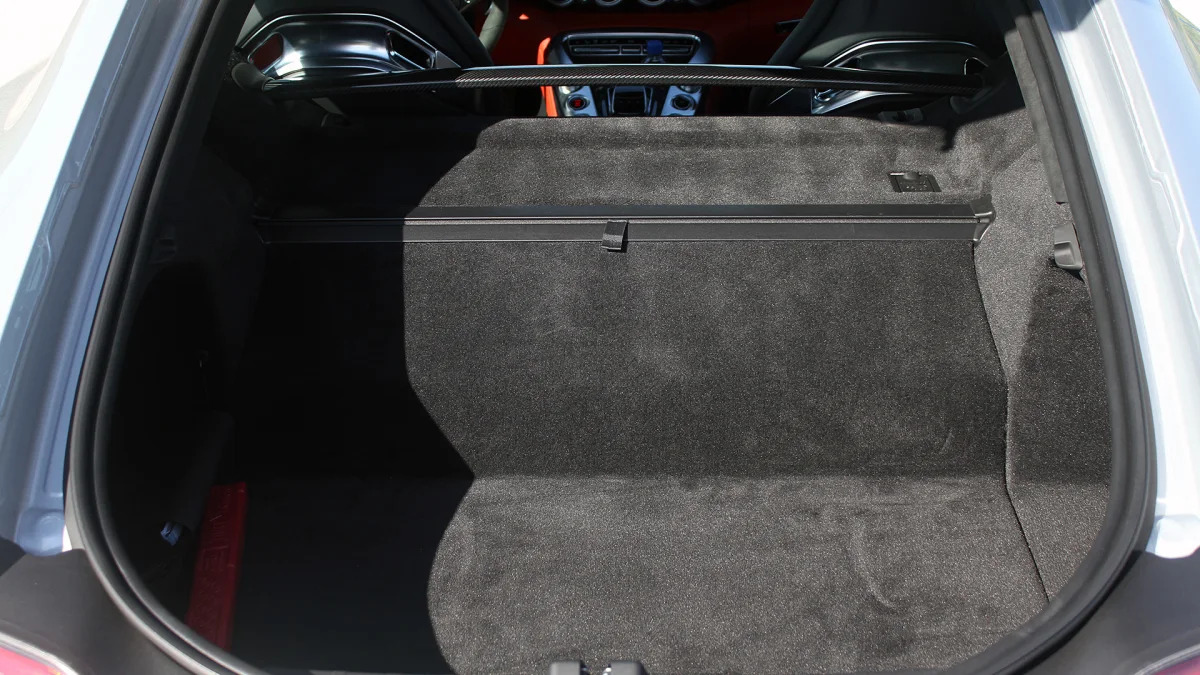 Mercedes-AMG GT S rear cargo area