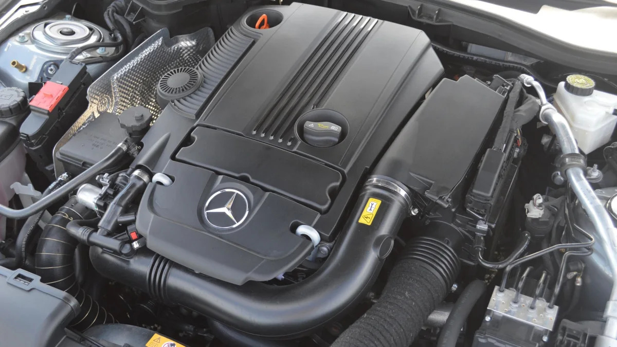 2015 mercedes-benz slk250 1.8-liter engine 