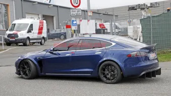 Tesla Model S Nurburgring prototypes spied