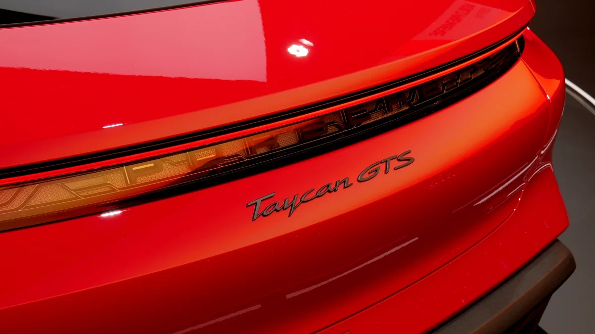 2022 Porsche Taycan GTS Sport Turismo badge