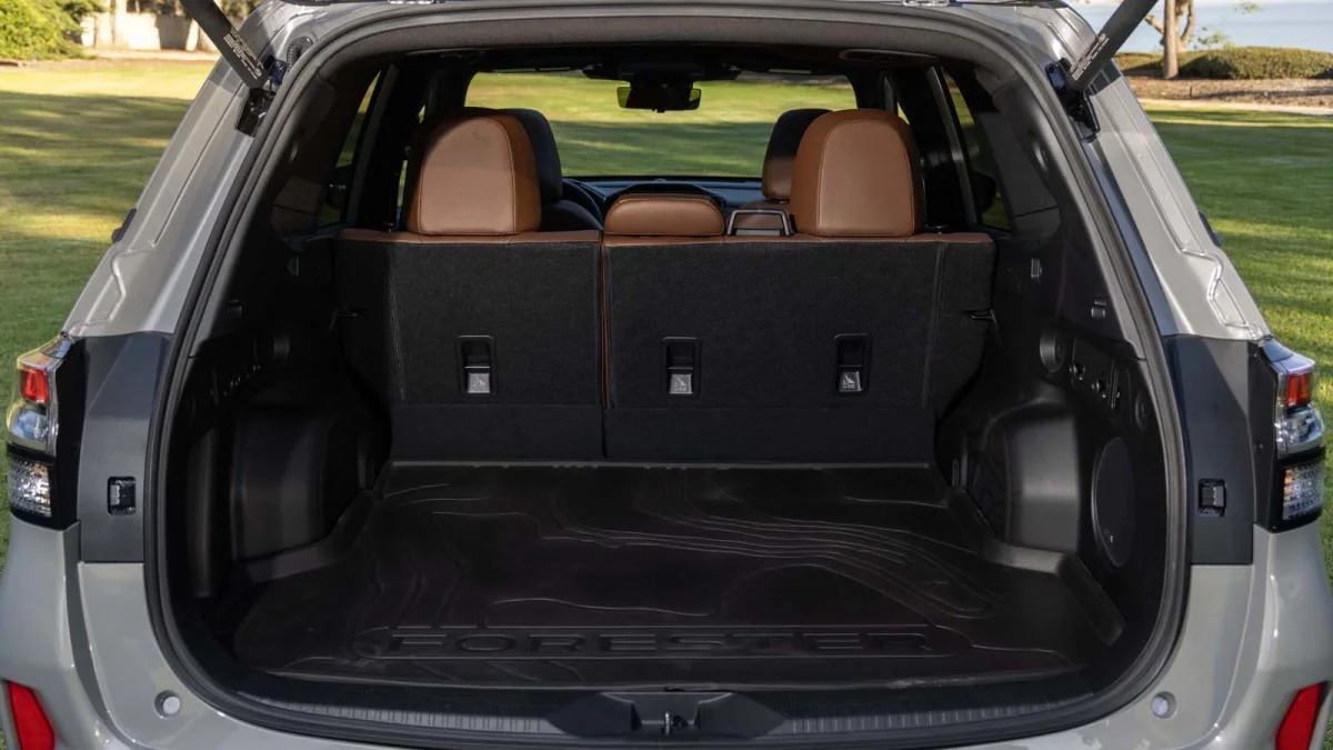 2025 Subaru Forester Touring cargo seats up