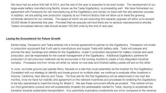 Tesla Q2 2014 Shareholder letter