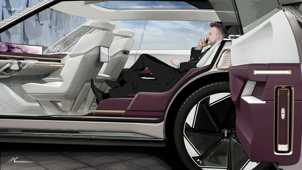 Lincoln Concept vehicle. Not available for purchase.