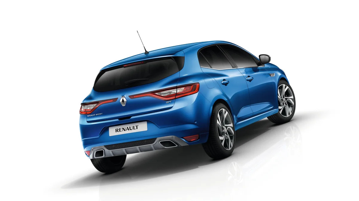 2016 Renault Megane GT rear 3/4 studio