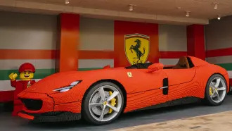 Ferrari Monza SP1 in life-size built from Lego bricks - Autoblog