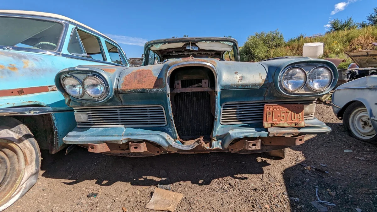 46 - 1958 Edsel Citation in Colorado junkyard - photo by Murilee Martin