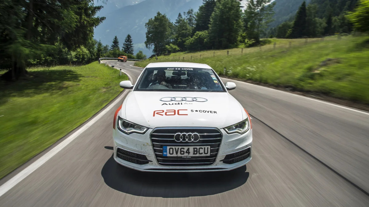 Audi A6 TDI Ultra Europe road trip
